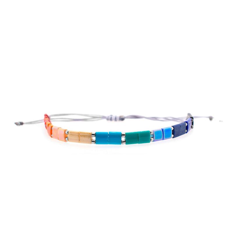 ZAZU - Fita ColorFull con Mostacillas de Plata
