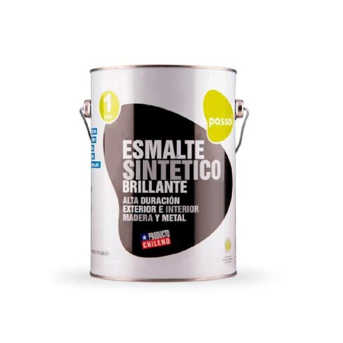 PASSOL - Esmalte Sintetico NEGRO Brlillante INTEXT Passol 1Galon - Negro