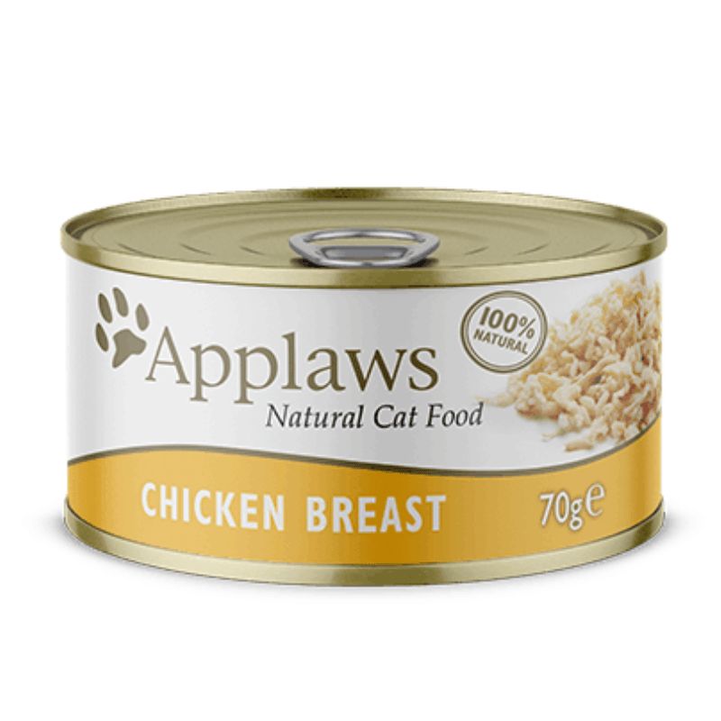GRUPO MOR - Applaws Alimento Lata Gato Pechuga de Pollo 70 Gr