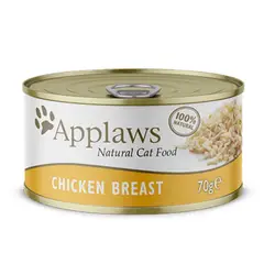 GRUPO MOR - Applaws Alimento Lata Gato Pechuga de Pollo 70 Gr