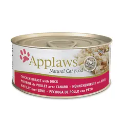 ANIMAL CARE - Applaws Alimento Lata Gato Pechuga de Pollo y Pato 70 Gr