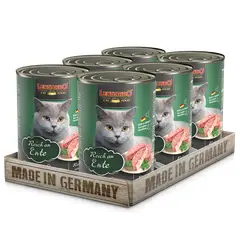 CAT FOOD LEONARDO - Leonardo Alimento Pack x 6 Latas Pato 400gr