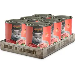 CAT FOOD LEONARDO - Leonardo Alimento Pack x 6 Latas Ternera 400gr
