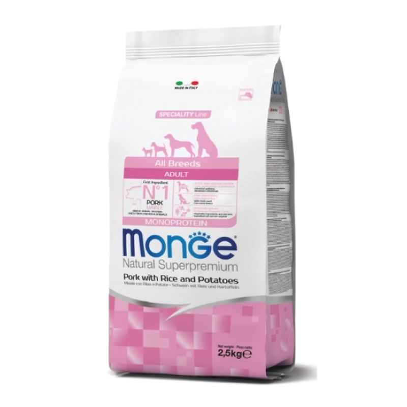 MONGE - Monge Alimento Perro All Breeds Pork 2.5Kg