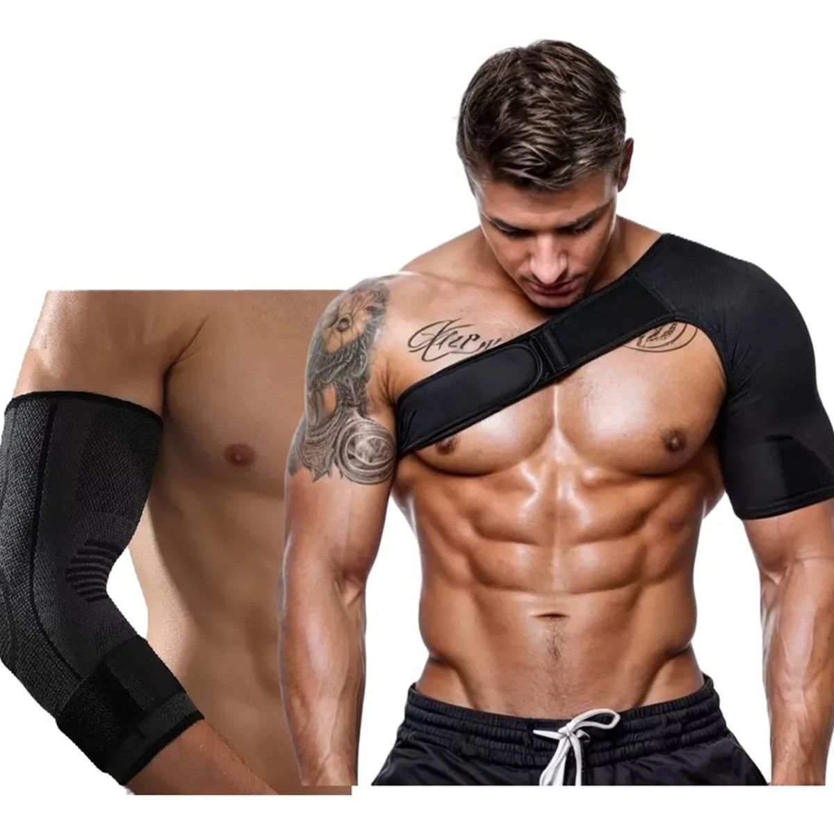 GENERICO - Soporte De Hombro Hombrera Ortopédica Coderas De Compresión