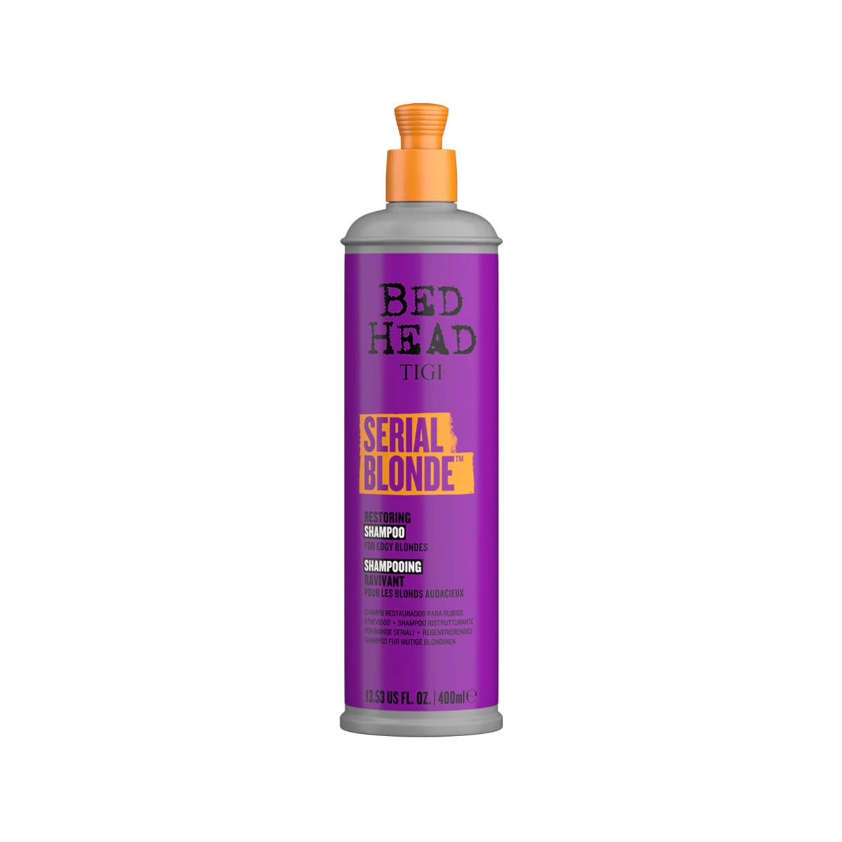 TIGI - Shampoo Restaurador Bed Head Serial Blonde 400 ml - Cabellos Rubios