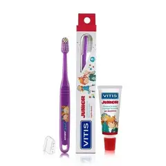 VITIS - Junior Pack Cepillo Dental + Gel Dental 15g Niños 6+