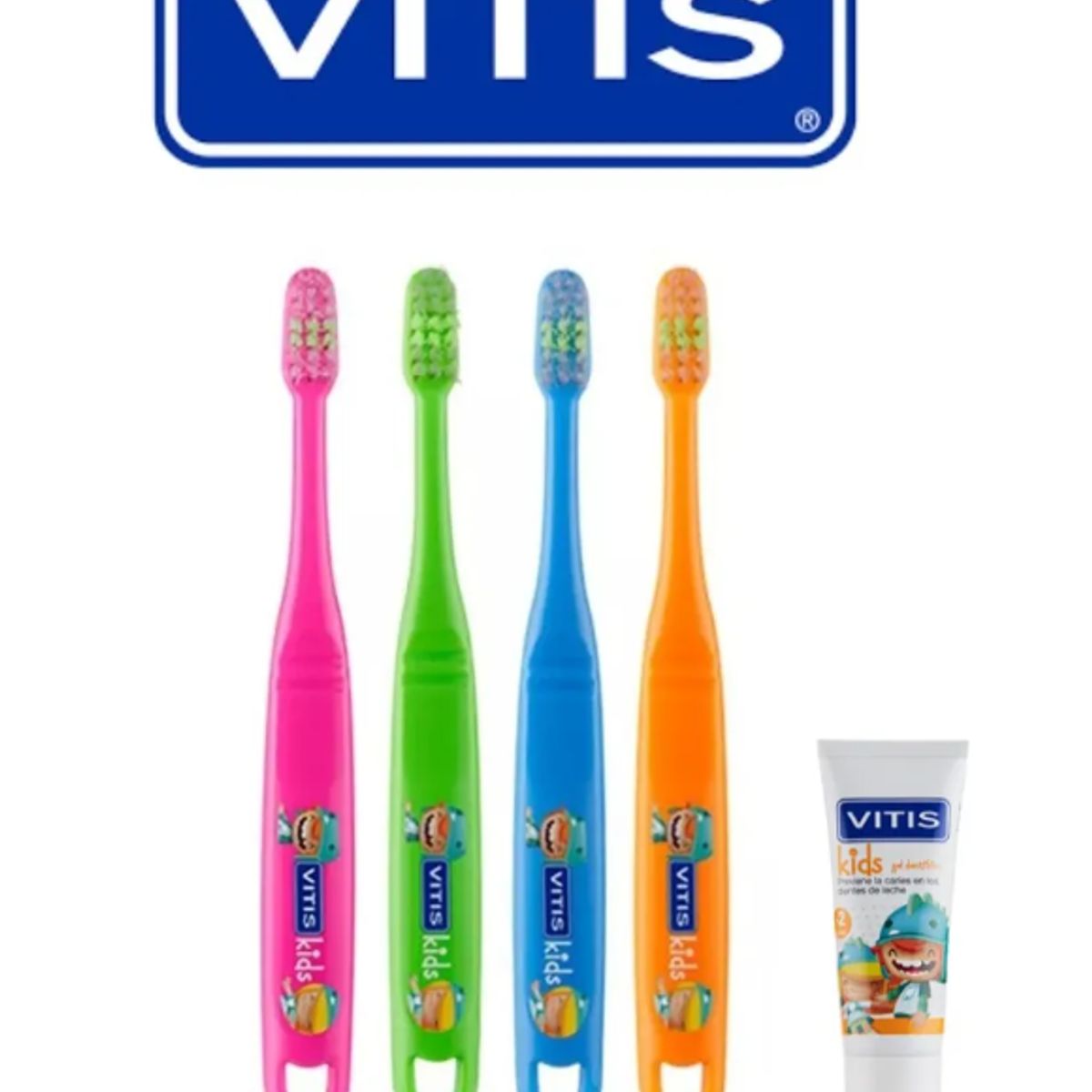 VITIS - Vitis Junior Pack Cepillo Dental + Gel Dental 15g Niños 6+