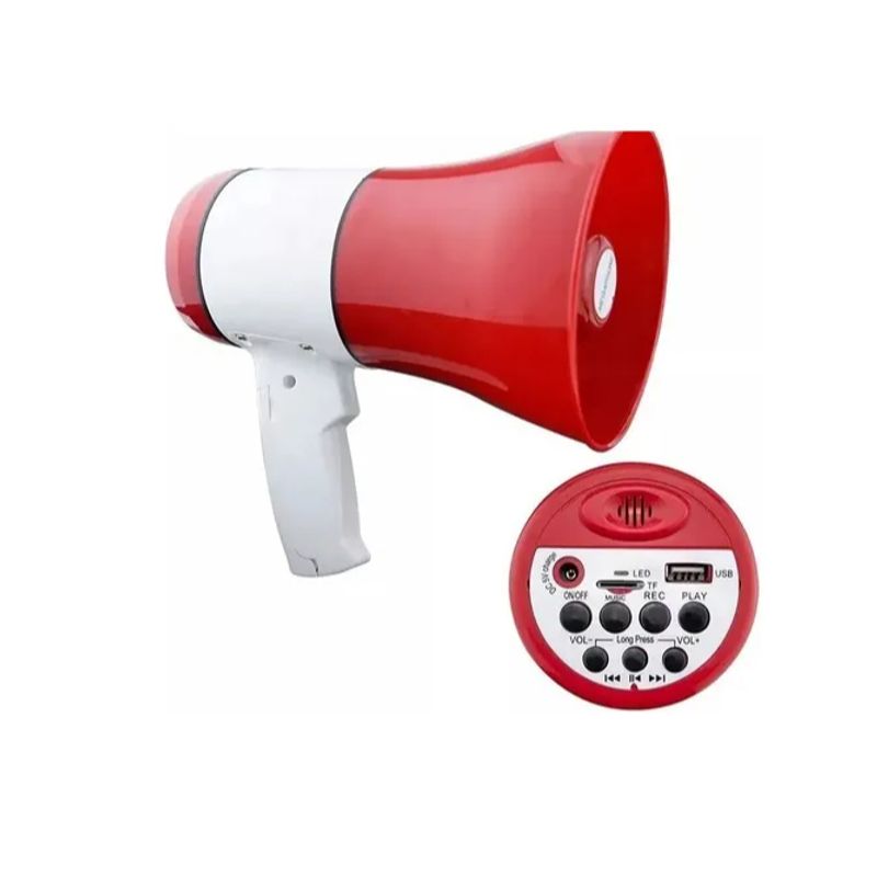 GENERICO - Megáfono 35w Recargable Usb Grabación De 240 Seg Gx-528u