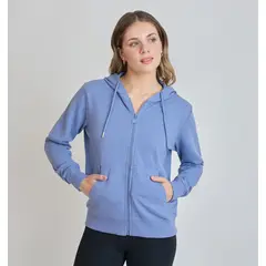 ELLESSE - POLERON MUJER CELESTE AZUL PIEDRA