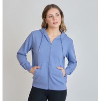 POLERON MUJER CELESTE AZUL PIEDRA