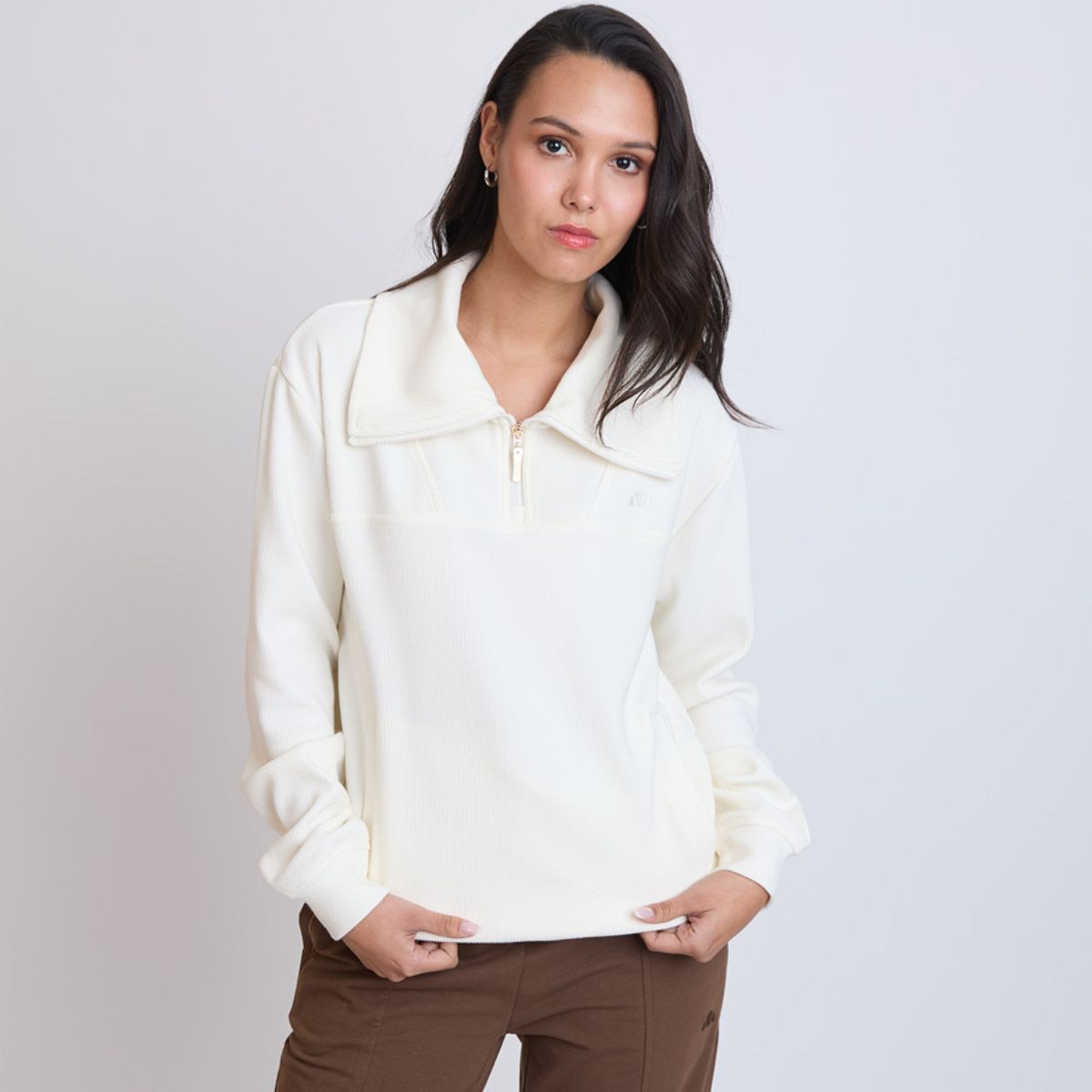 ELLESSE - POLERON MUJER ELLESSE LETICIA CREMA