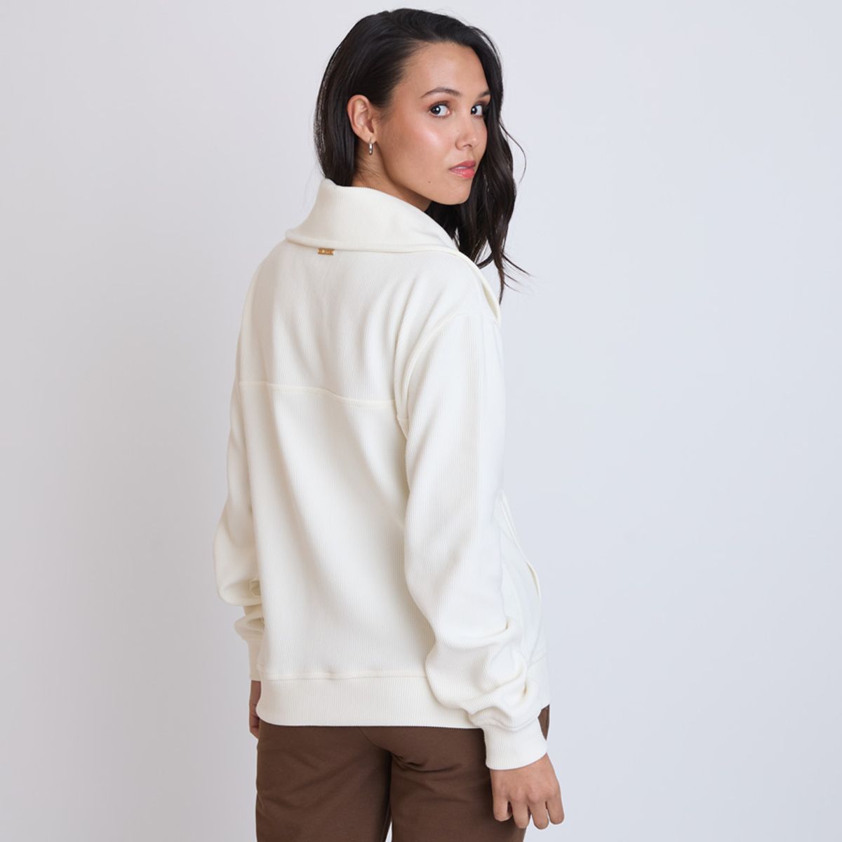 ELLESSE - POLERON MUJER ELLESSE LETICIA CREMA