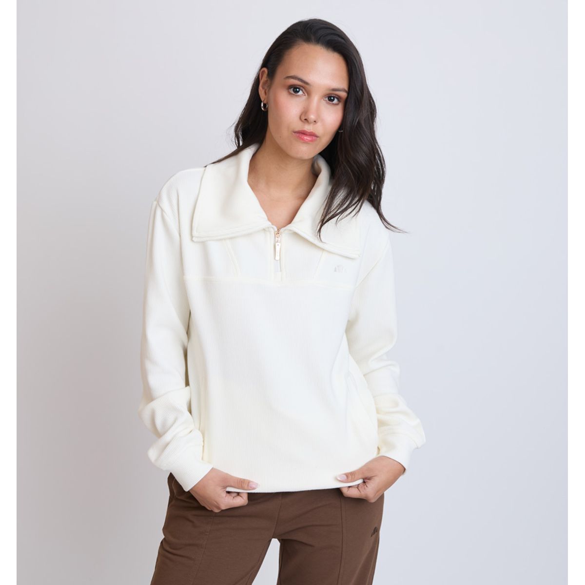 ELLESSE - POLERON MUJER ELLESSE LETICIA CREMA