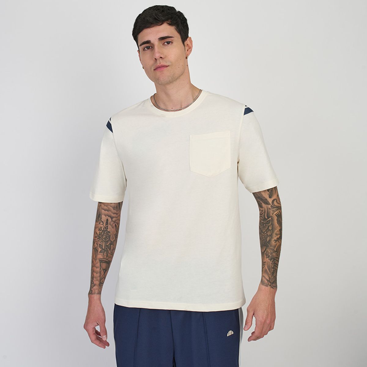 ELLESSE - POLERA HOMBRE ELLESSE BROSON BLANCO