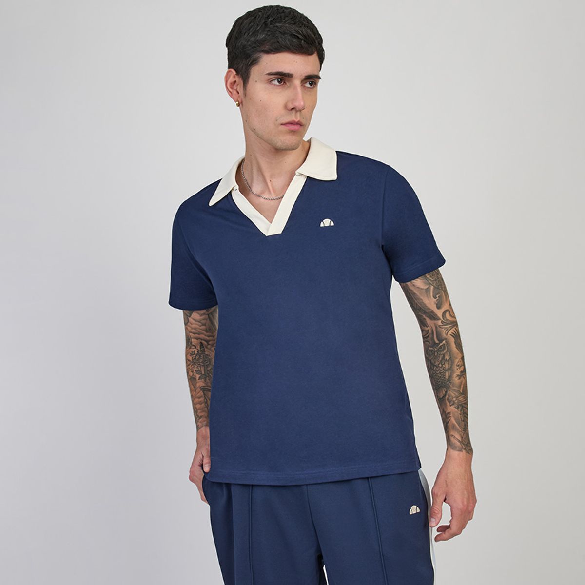 ELLESSE - POLERA HOMBRE ELLESSE BORIS AZUL MARINO