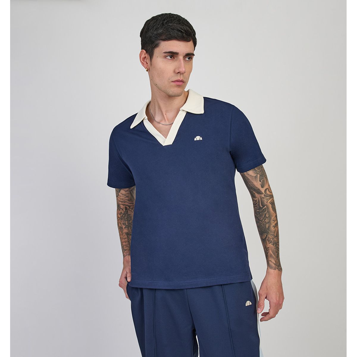 ELLESSE - POLERA HOMBRE ELLESSE BORIS AZUL MARINO