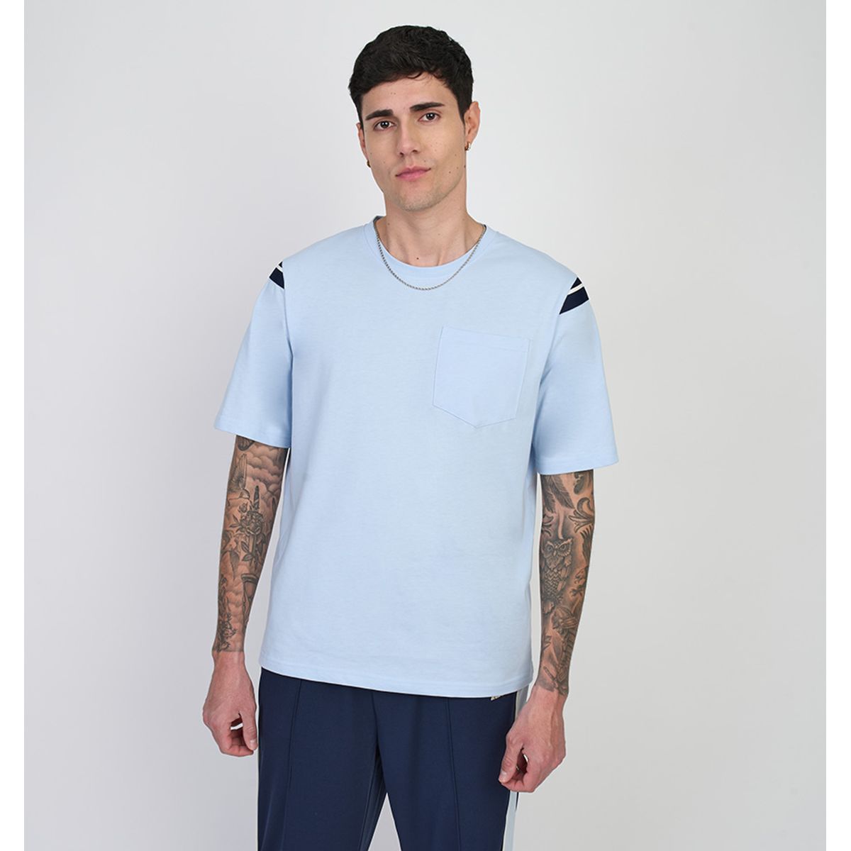 ELLESSE - POLERA HOMBRE ELLESSE BROSON CELESTE