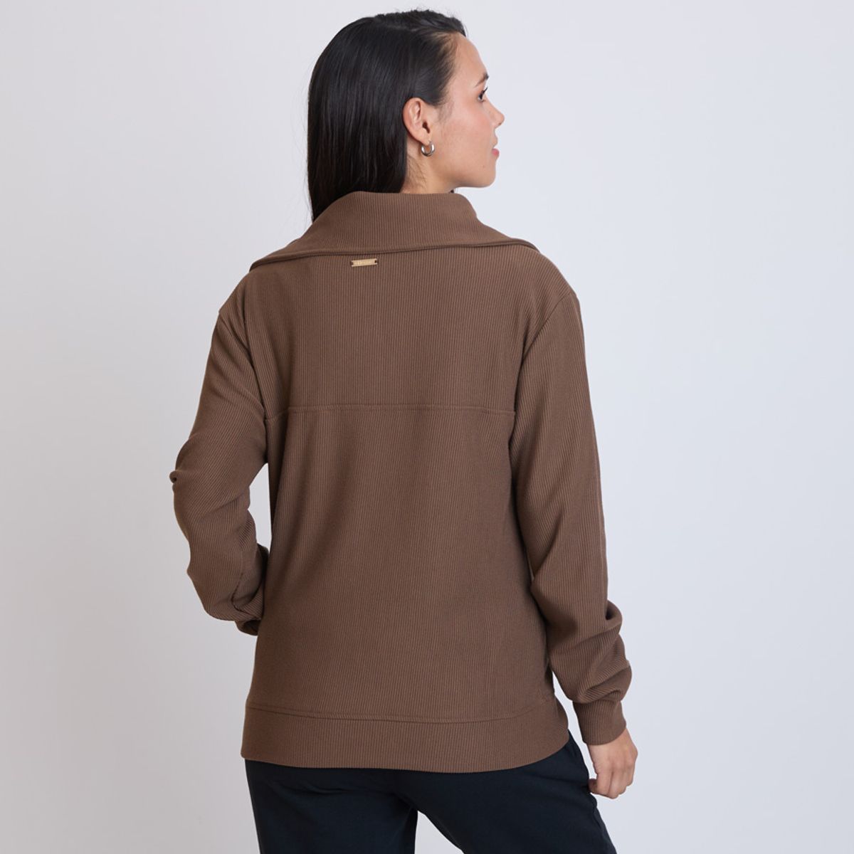 ELLESSE - POLERON MUJER ELLESSE LETICIA CAFÉ OSCURO