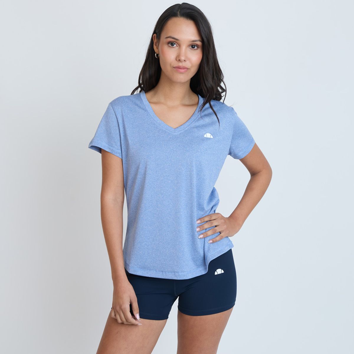 ELLESSE - POLERA MUJER ELLESSE AGATA AZUL PIEDRA