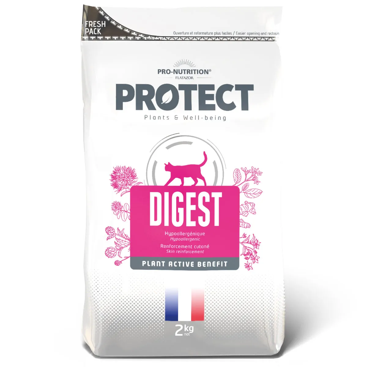 PRO NUTRITION FLATAZOR - Alimento Protect Digest Para Gato 2kg