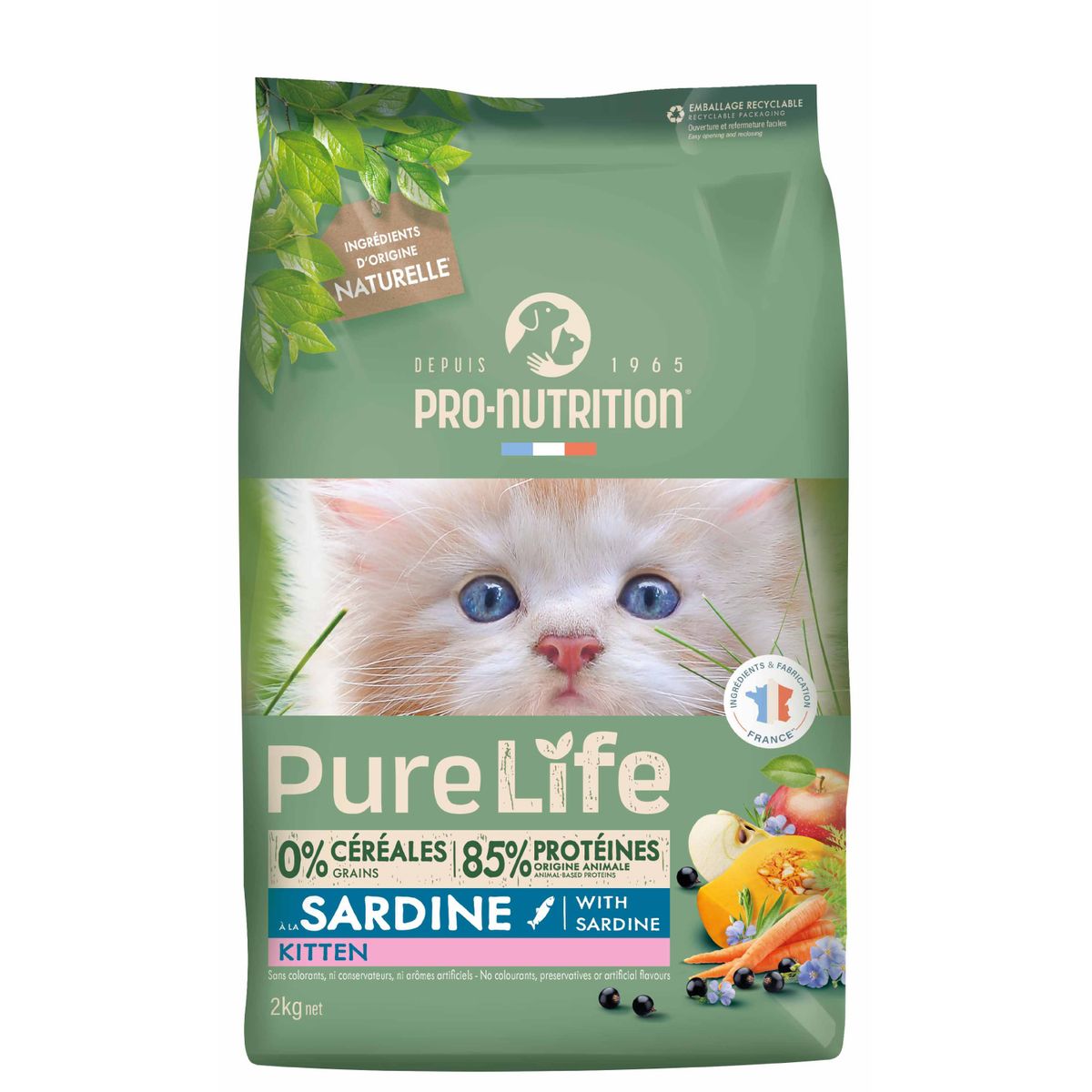 PRO NUTRITION FLATAZOR - Alimento Pure Life Kitten Gatito 2kg