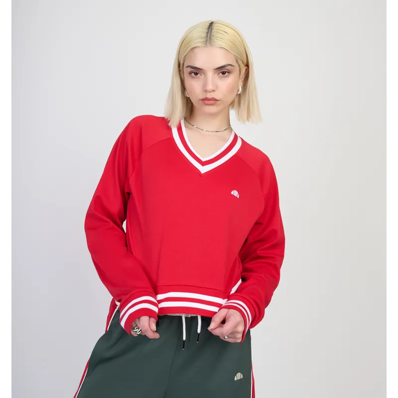 ELLESSE - POLERON MUJER ELLESSE GRACIELA ROJO