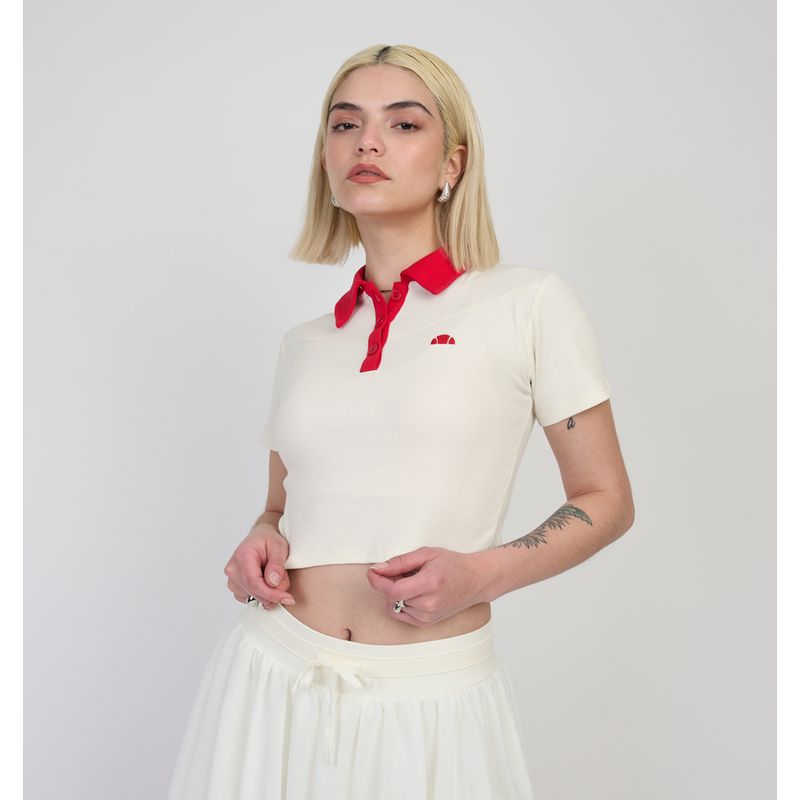 ELLESSE - POLERA MUJER ELLESSE GINEBRA BLANCO