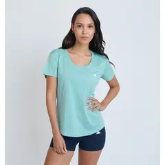 ELLESSE - POLERA MUJER ESTRELLA VERDE CLARO