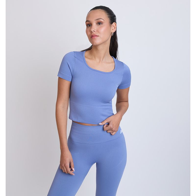 ELLESSE - POLERA MUJER ELLESSE SEPHORA AZUL PIEDRA
