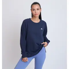 ELLESSE - POLERON MUJER SUIZA AZUL MARINO