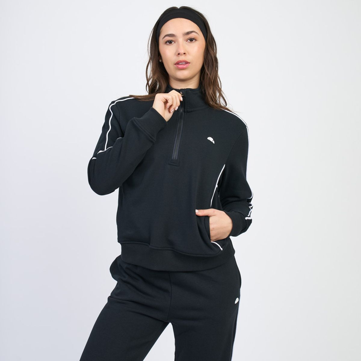 ELLESSE - POLERON MUJER ELLESSE SUECIA NEGRO