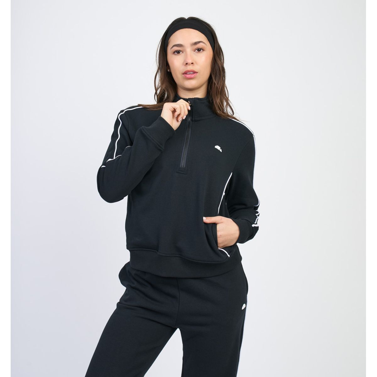 ELLESSE - POLERON MUJER ELLESSE SUECIA NEGRO