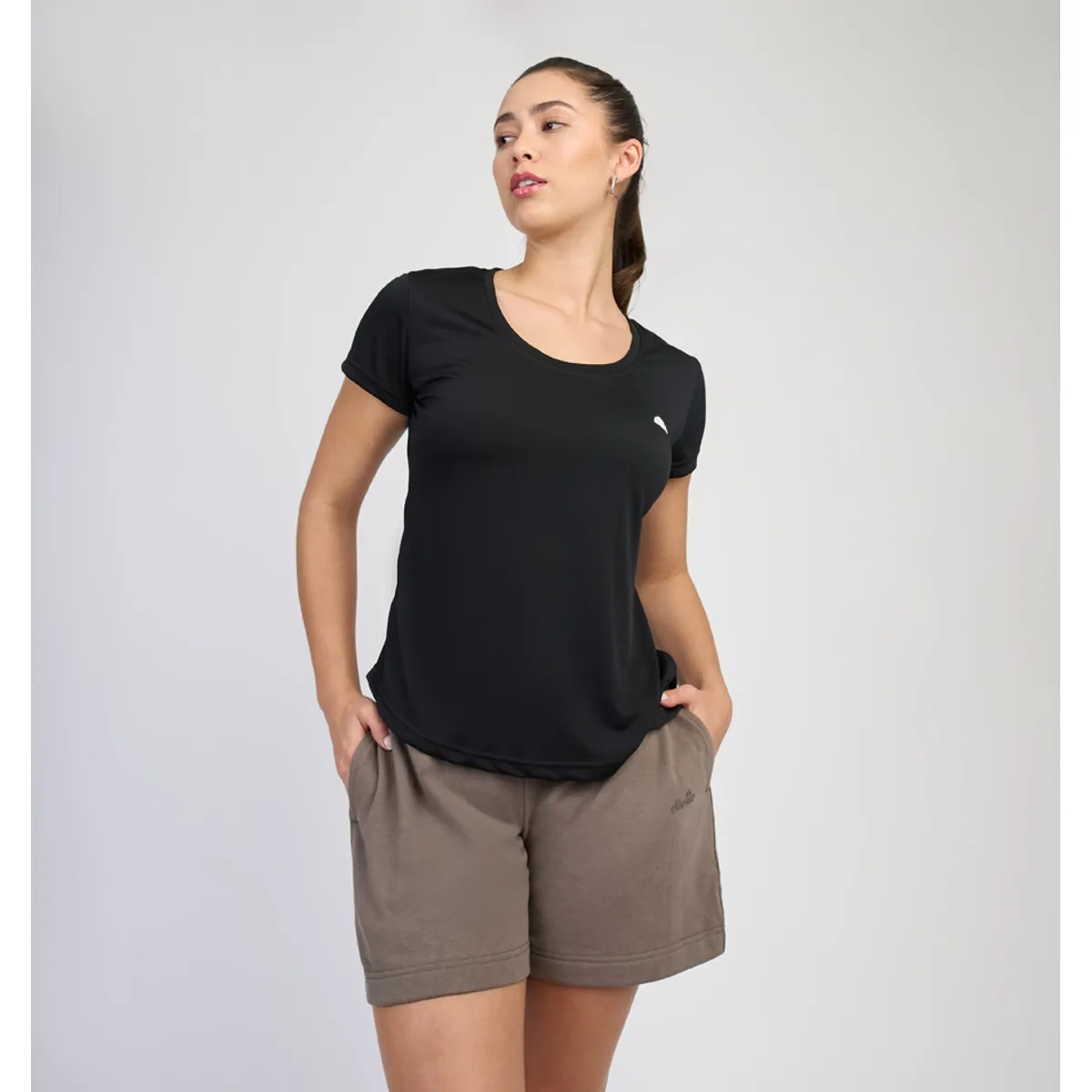 ELLESSE - POLERA MUJER ELLESSE ESTRELLA NEGRO