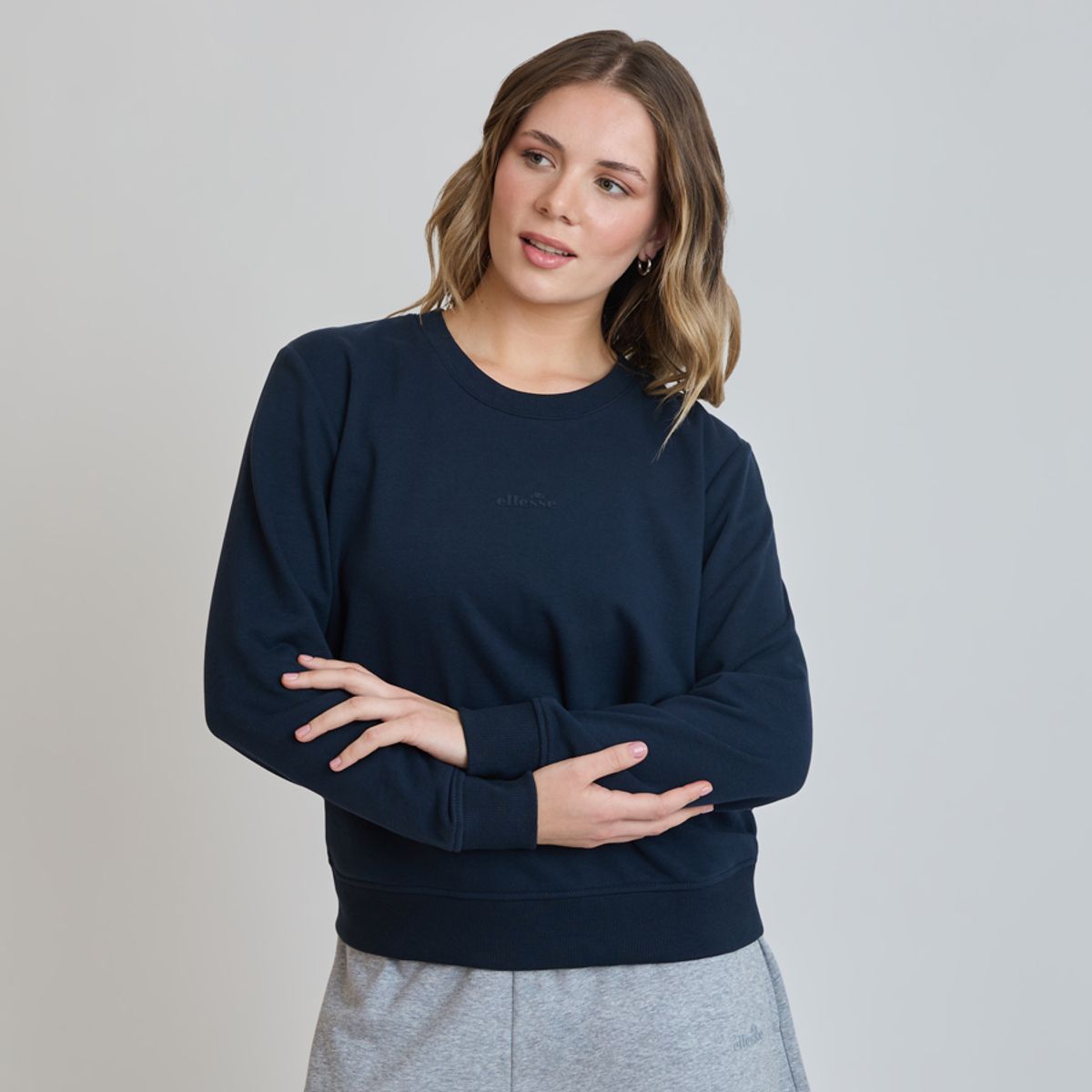 ELLESSE - POLERON MUJER ELLESSE CONSUELO AZUL MARINO