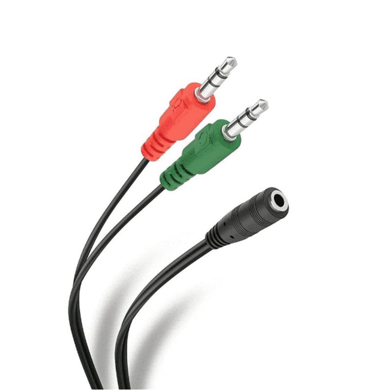 ULINK - Cable de audio 35mm hembra 35mm macho splitter Ulink