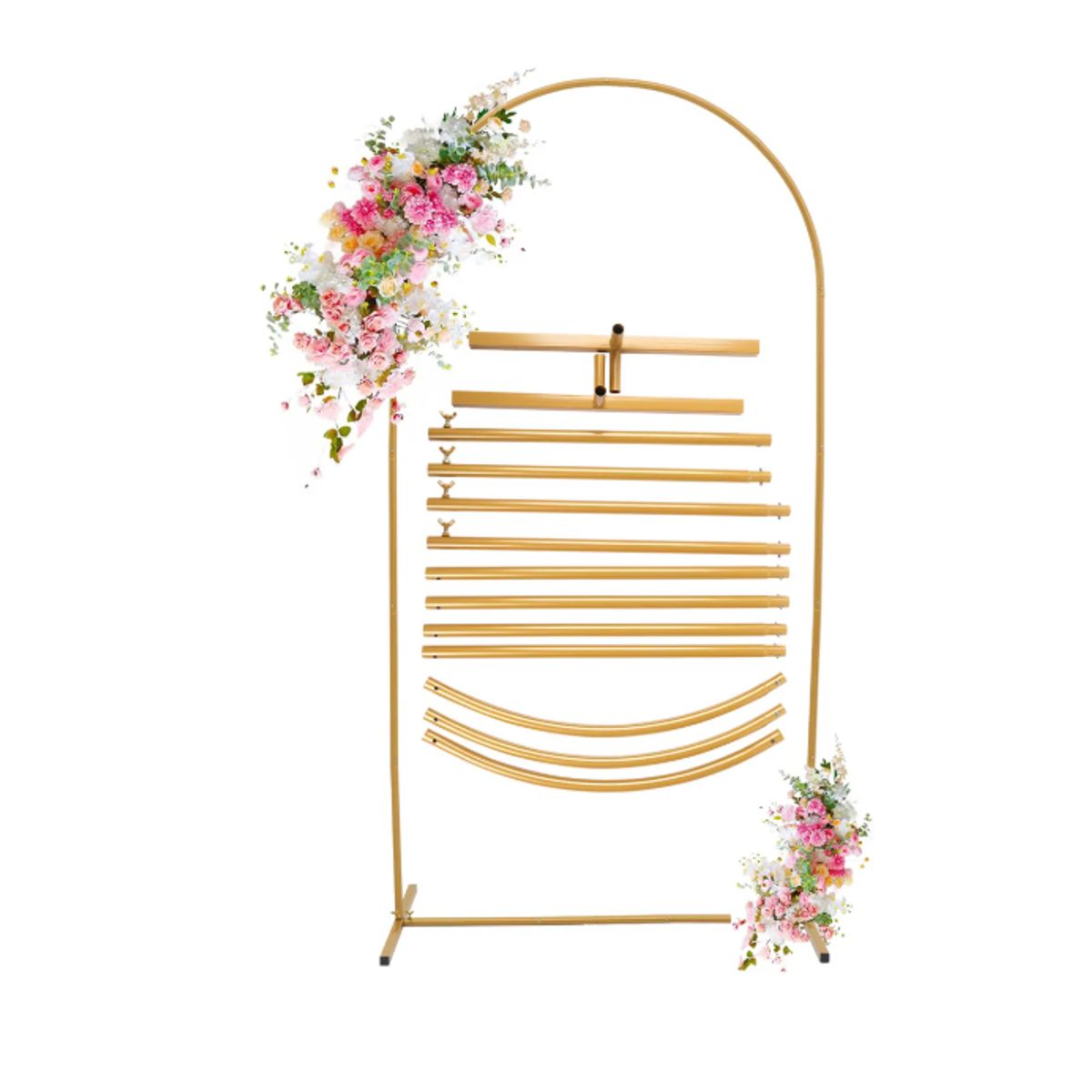 GENERICO - Base Estructura Arco De Globos Decoraciones Aro Metal