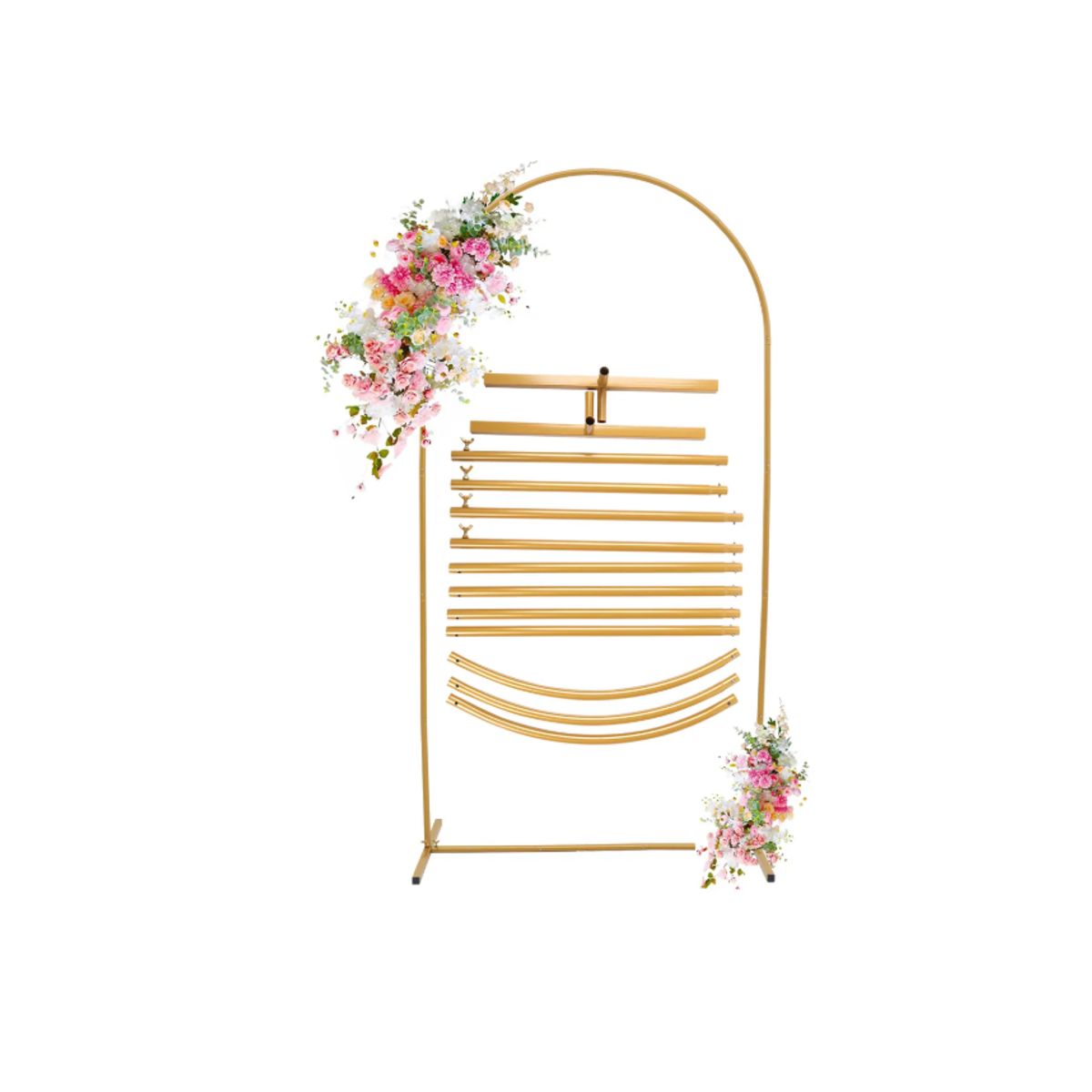 GENERICO - Base Estructura Arco De Globos Decoraciones Aro Metal