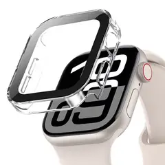 GENERICO - Protector Carcasa Slim Para Apple Watch 42mm Serie 11 / S10 - Transparente