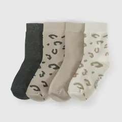 COLLOKY - Calcetin Niña Beige 57110