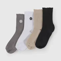 COLLOKY - Calcetin Niña Gris 57115