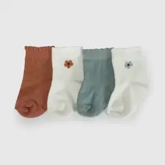 COLLOKY - Calcetin Niña Rojo 57121