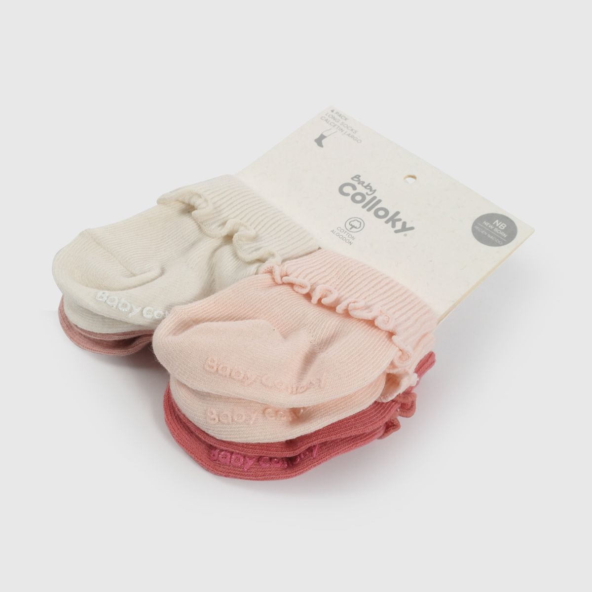 COLLOKY - Calcetin Bebé niña Rosa 57123 Colloky