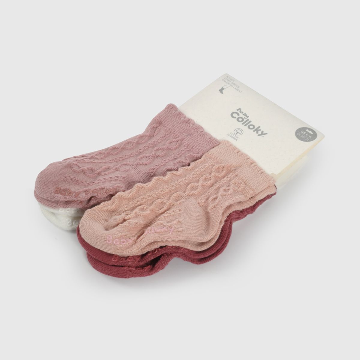 COLLOKY - Calcetin Niña Rosa 57124 Colloky