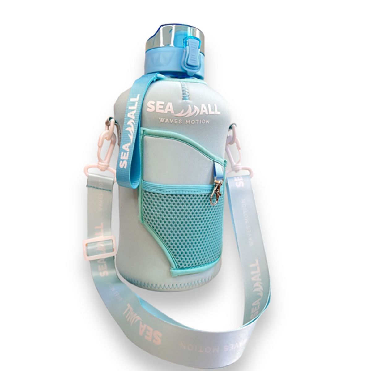 SEAWALL - Botella de Agua deportiva de 2 .2lt Seawall Light Blue
