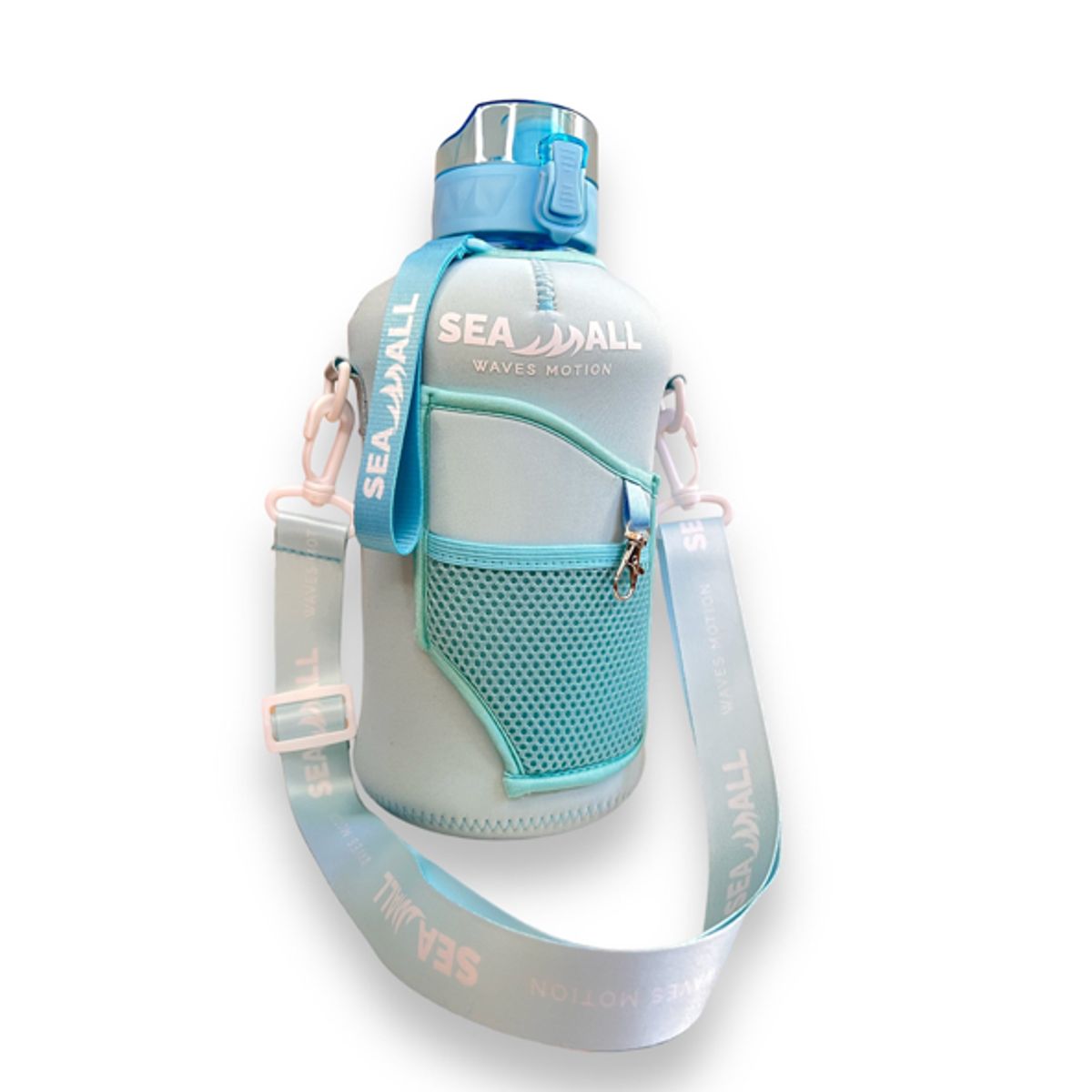 SEAWALL - Botella de Agua deportiva de 2 .2lt Seawall Light Blue