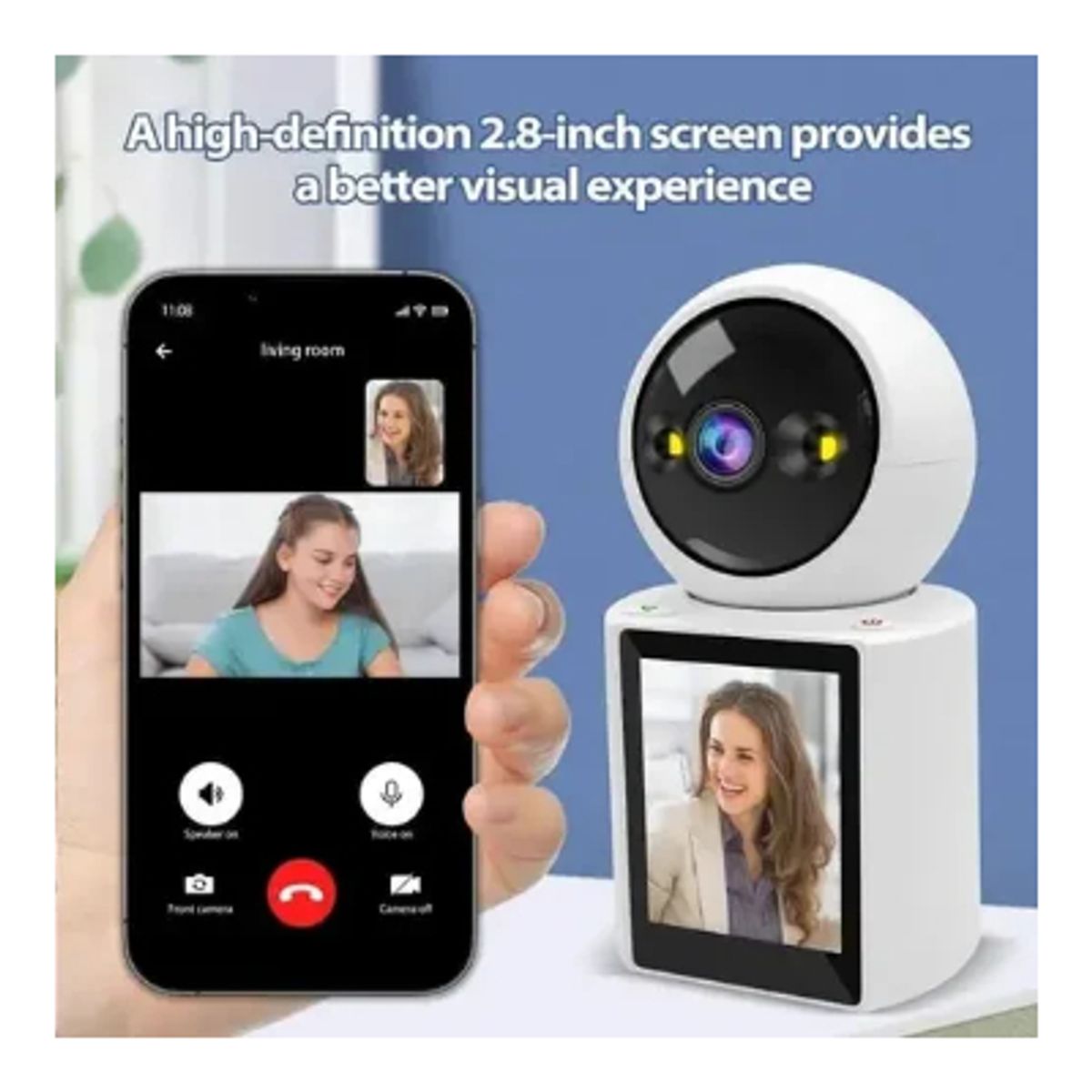 GENERICO - Cámaras De Seguridad Wifi Videollamada Bidireccional 1080p