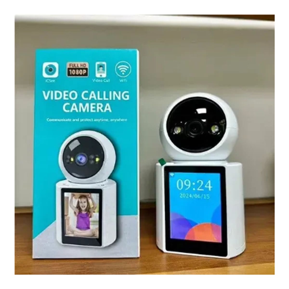 GENERICO - Cámaras De Seguridad Wifi Videollamada Bidireccional 1080p