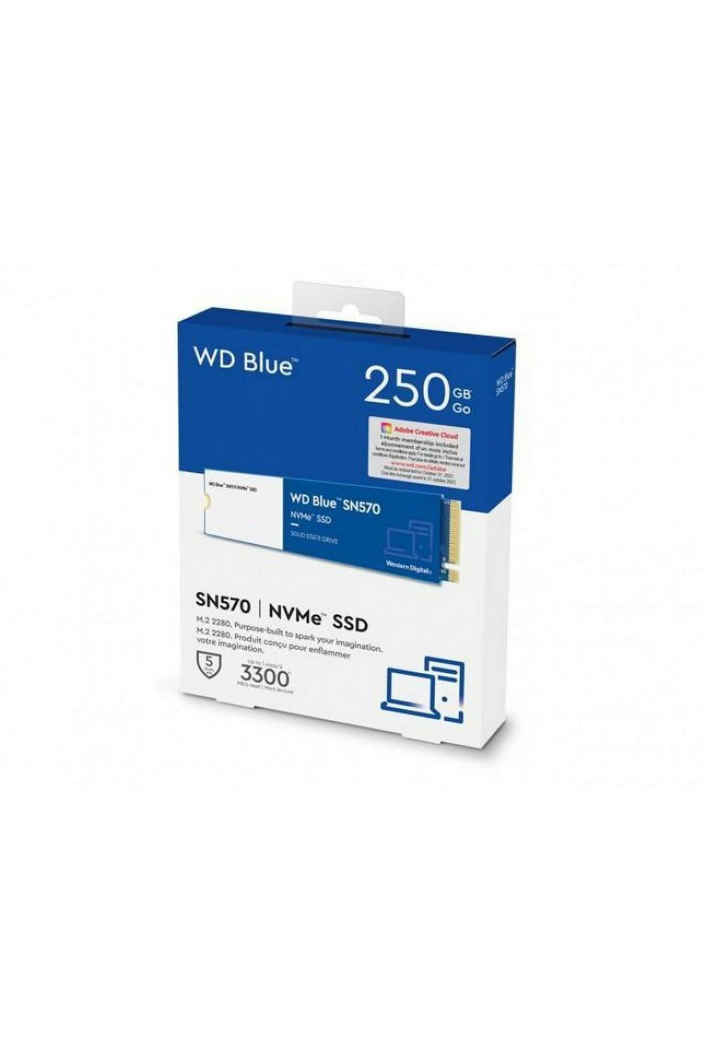 WESTERN DIGITAL Ssd Western Digital Blue Sn570 250gb Nvme Pcie M2
