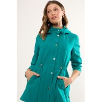 Trench Mujer Verde Magriffe